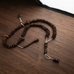 100 Beads Multani Wood Fragrance Tasbeeh – Traditional Wooden Tasbeeh for Zikr