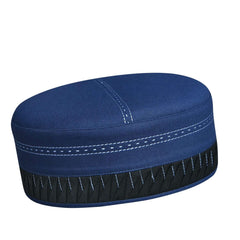 Muslim Aashun Prayer Kufi Hat For Mens- polyester-cotton blend kufi hat