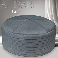 Al-Dari Premium Kufi – Polyester Cotton Muslim Prayer Cap for Men's