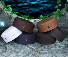 Muslim Arqam Prayer Kufi Hat For Mens-Islamic Caps For Daily Use