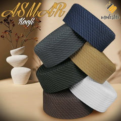 Muslim Asmar Prayer Kufi Hat For Mens Modestile