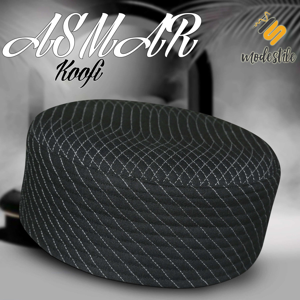 Muslim Asmar Prayer Kufi Hat For Mens