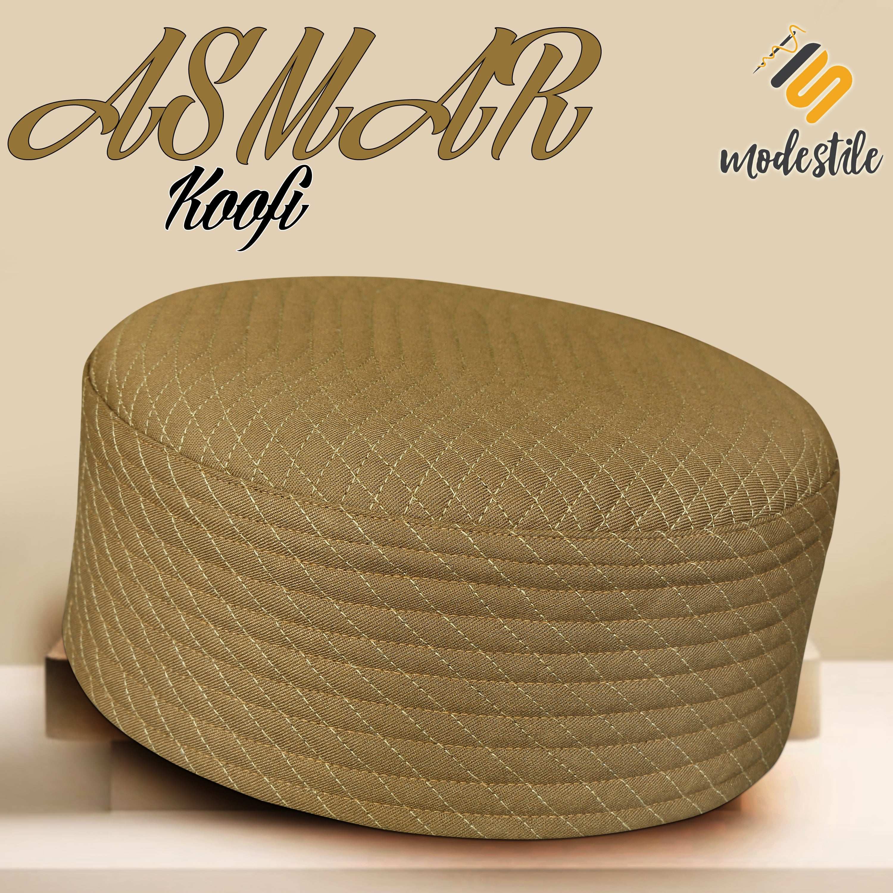 Muslim Asmar Prayer Kufi Hat For Mens