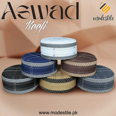 Muslim Aswad Prayer Kufi Hat for Men – New Design Muslim Cap