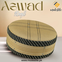 Muslim Aswad Prayer Kufi Hat for Men – New Design Muslim Cap