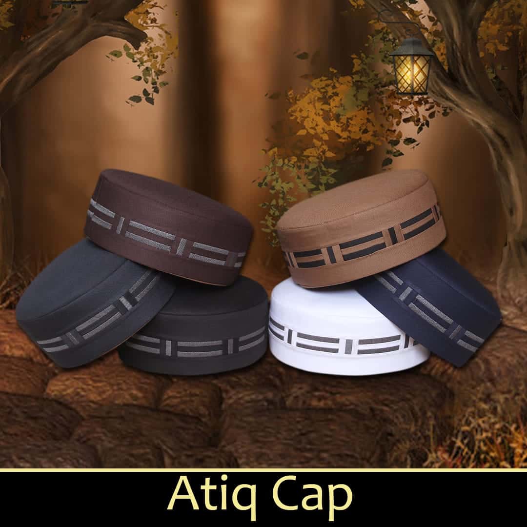 Muslim Atiq Prayer Kufi Hat For Mens-Quality islamic cap for mens Modestile
