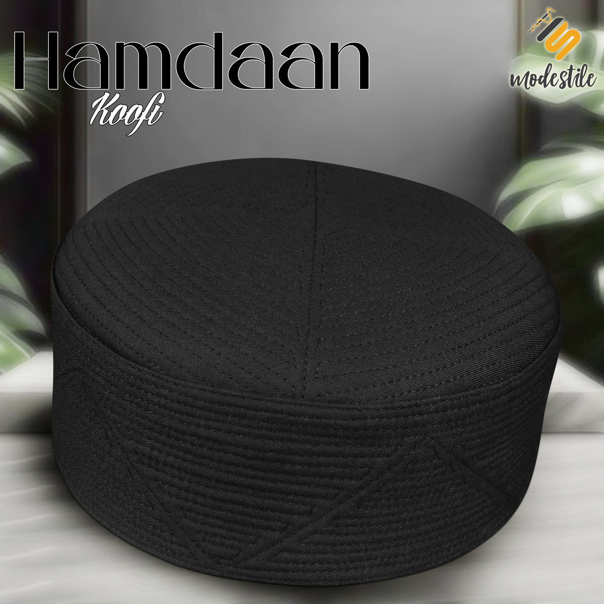 Muslim Hamdaan Prayer Kufi Hat For Mens