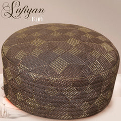 Sufiyan Premium Muslim Prayer Kufi Cap for Men's