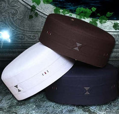 Muslim Arqam Prayer Kufi Hat For Mens-Islamic Caps For Daily Use