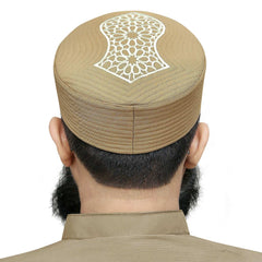 Muslim Mujtaba Nalain Prayer Kufi Hat For Mens