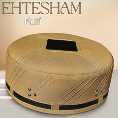 Premium EHTESHAM Kufi Traditional Handmade Muslim Prayer Topi