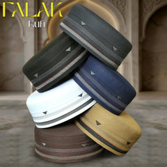 Falak Kufi Premium Islamic Prayer Cap for Men All Colors
