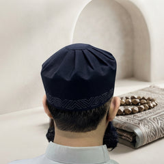 Umar Classic Kufi – Premium Islamic Prayer Cap for Men
