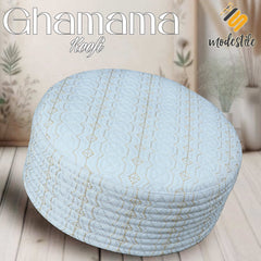 Muslim Ghamama Prayer Kufi Hat For Mens - New Look Design Cap