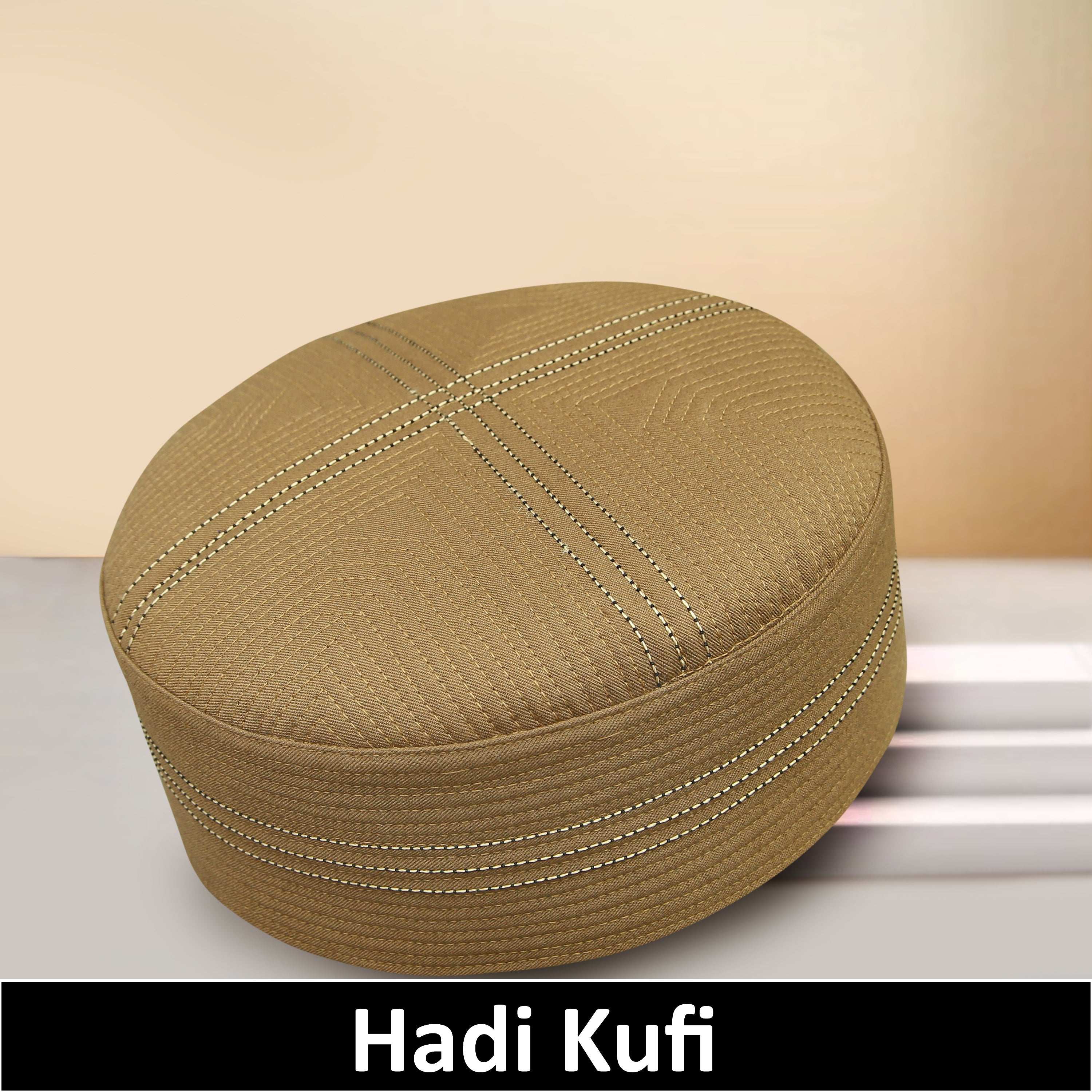 Modestile Hadi Prayer Islamic Kufi Hat For Men's Traditional Headwear
