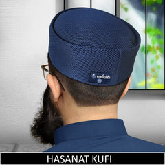 Hasanat Mesh Fabric Kufi For Prayer Uses Namaz Topi In Premium Modest Design
