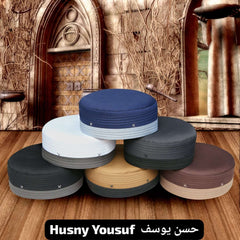 Muslim Husn e Yousuf Prayer Kufi Hat For Mens-Comfortable Islamic Prayer Cap