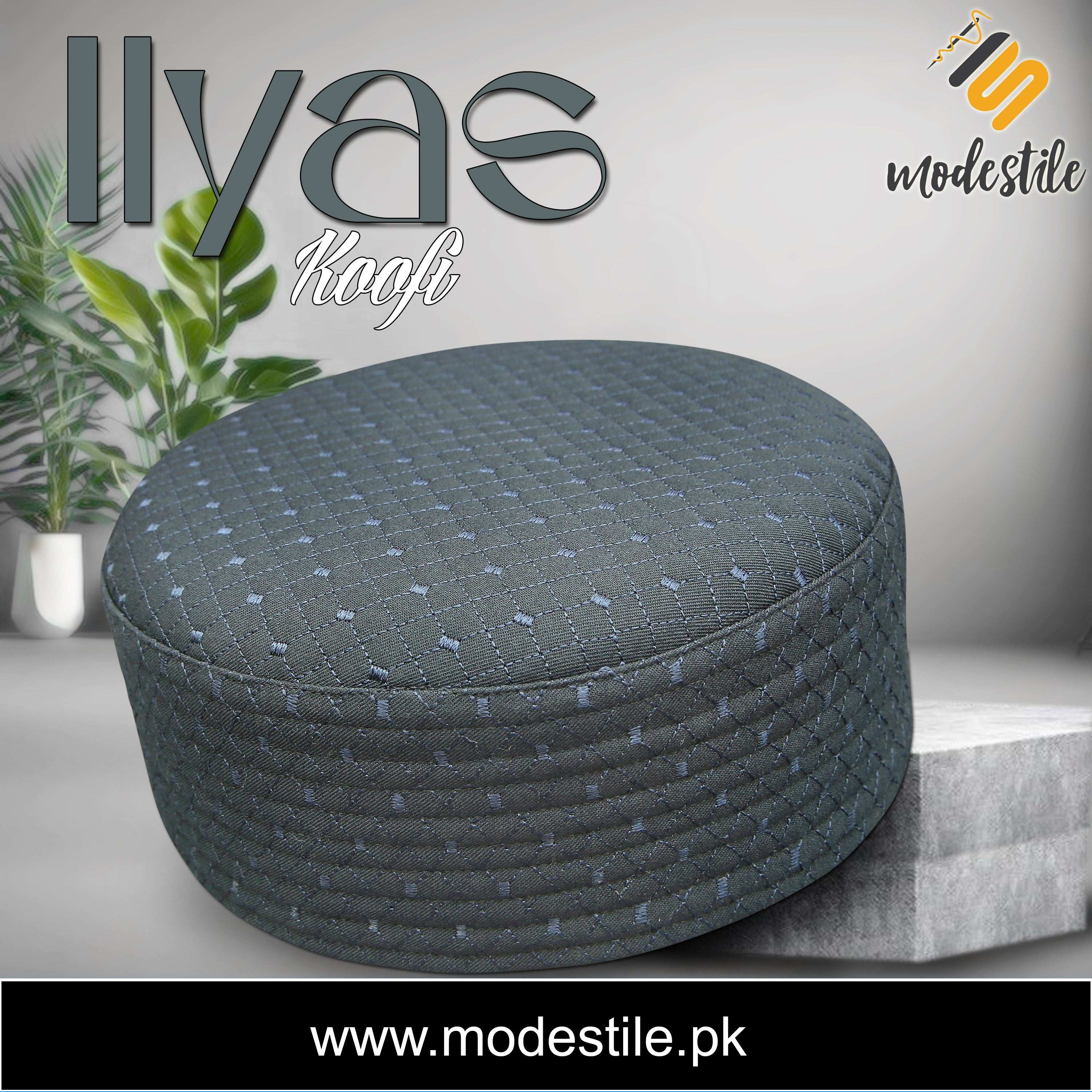 Islamic Kufi Hat for Salah – Ilyas Edition by Modestile