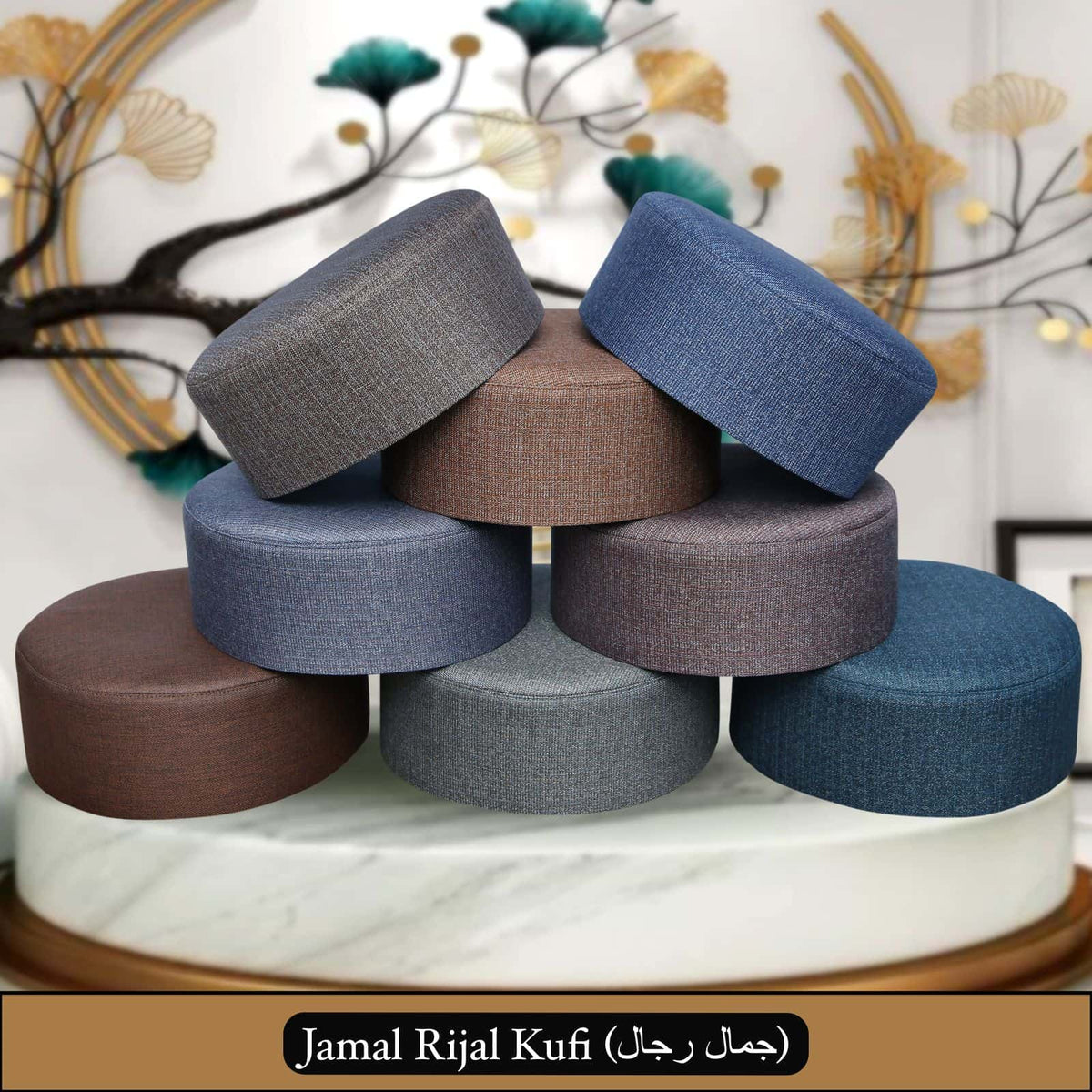 Muslim Jamal Rijal Prayer Kufi for mens – Islamic Cap for Salah Modestile