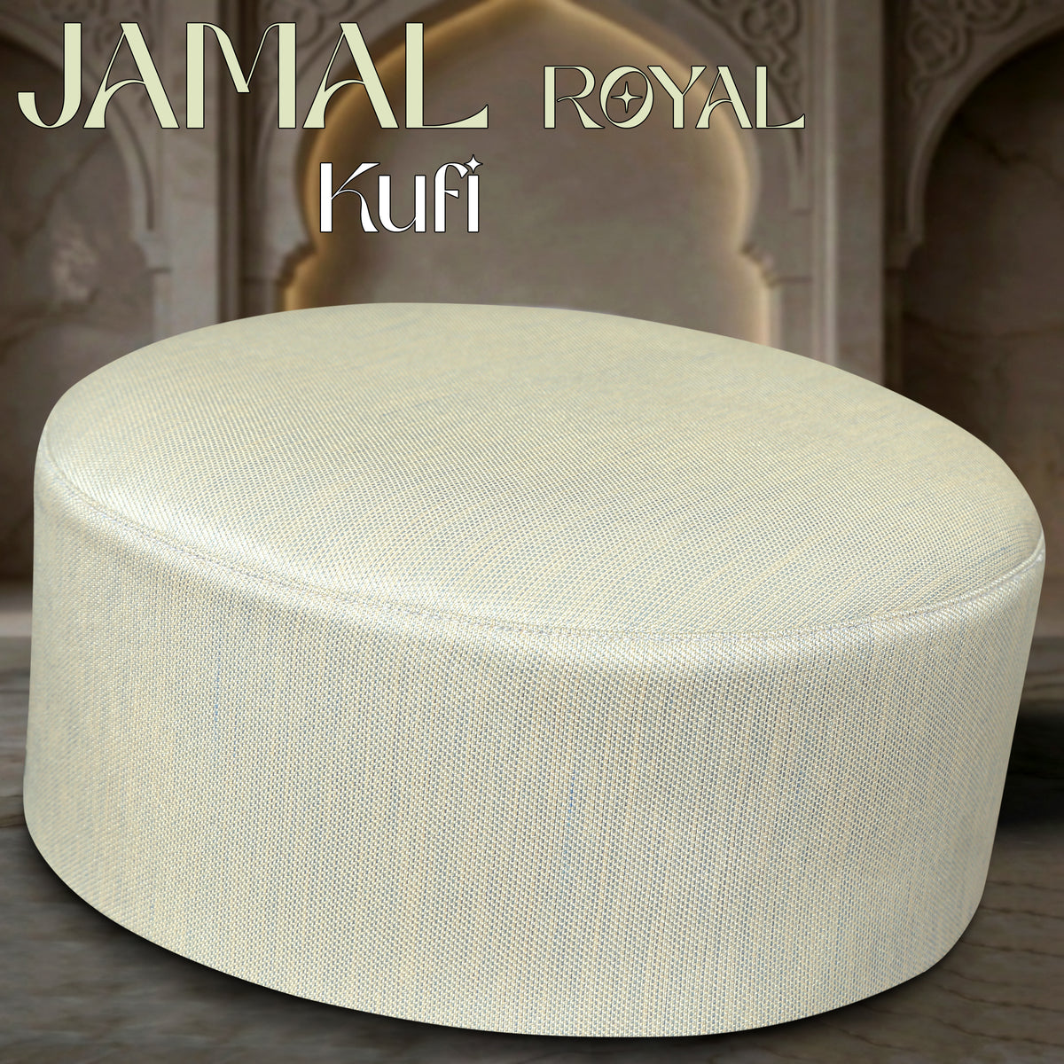 Jamal Royal Kufi - Premium Soft Textured Islamic Prayer Cap | Modestile