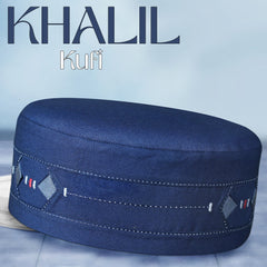Khalil Muslim Prayer Kufi Hat for Men – Premium Islamic Salah Cap for Daily