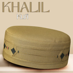 Khalil Muslim Prayer Kufi Hat for Men – Premium Islamic Salah Cap for Daily