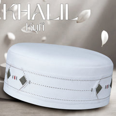 Khalil Muslim Prayer Kufi Hat for Men – Premium Islamic Salah Cap for Daily