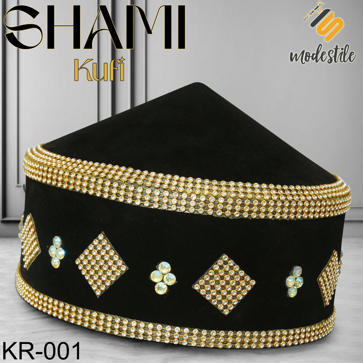 Turkey Cap KR-001 – Premium Velvet Fabric Traditional Handmade Kufi