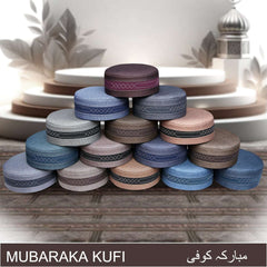 Muslim Mubaraka Prayer Kufi Hat For Mens