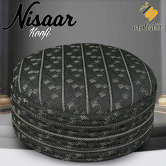 Modestile Nisaar Embriodered Stylish Prayer Islamic Kufi Hat For Men's Traditional Headwear