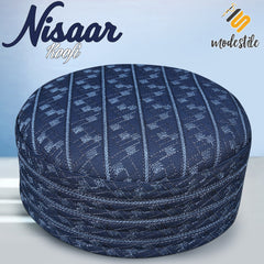 Modestile Nisaar Embriodered Stylish Prayer Islamic Kufi Hat For Men's Traditional Headwear