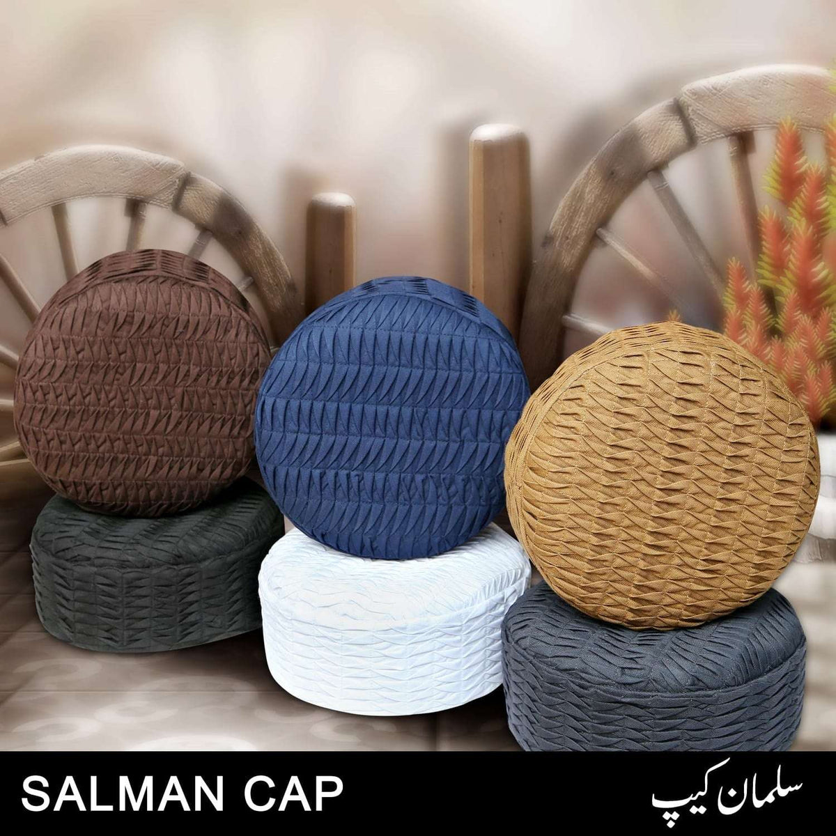 Muslim Salman Prayer Kufi Hat For Mens-Timeless Elegance