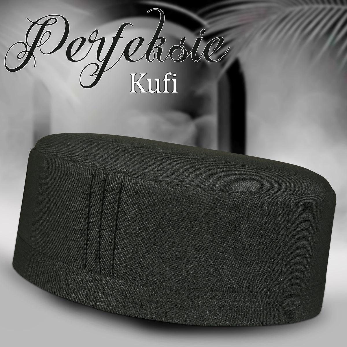 Perfeksie Muslim Prayer Kufi Hat for Men – Premium Islamic Salah Cap for Daily & Formal Wear