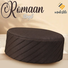 Muslim Romaan Prayer Kufi Hat for Men – Premium Quality Islamic Cap for Salah