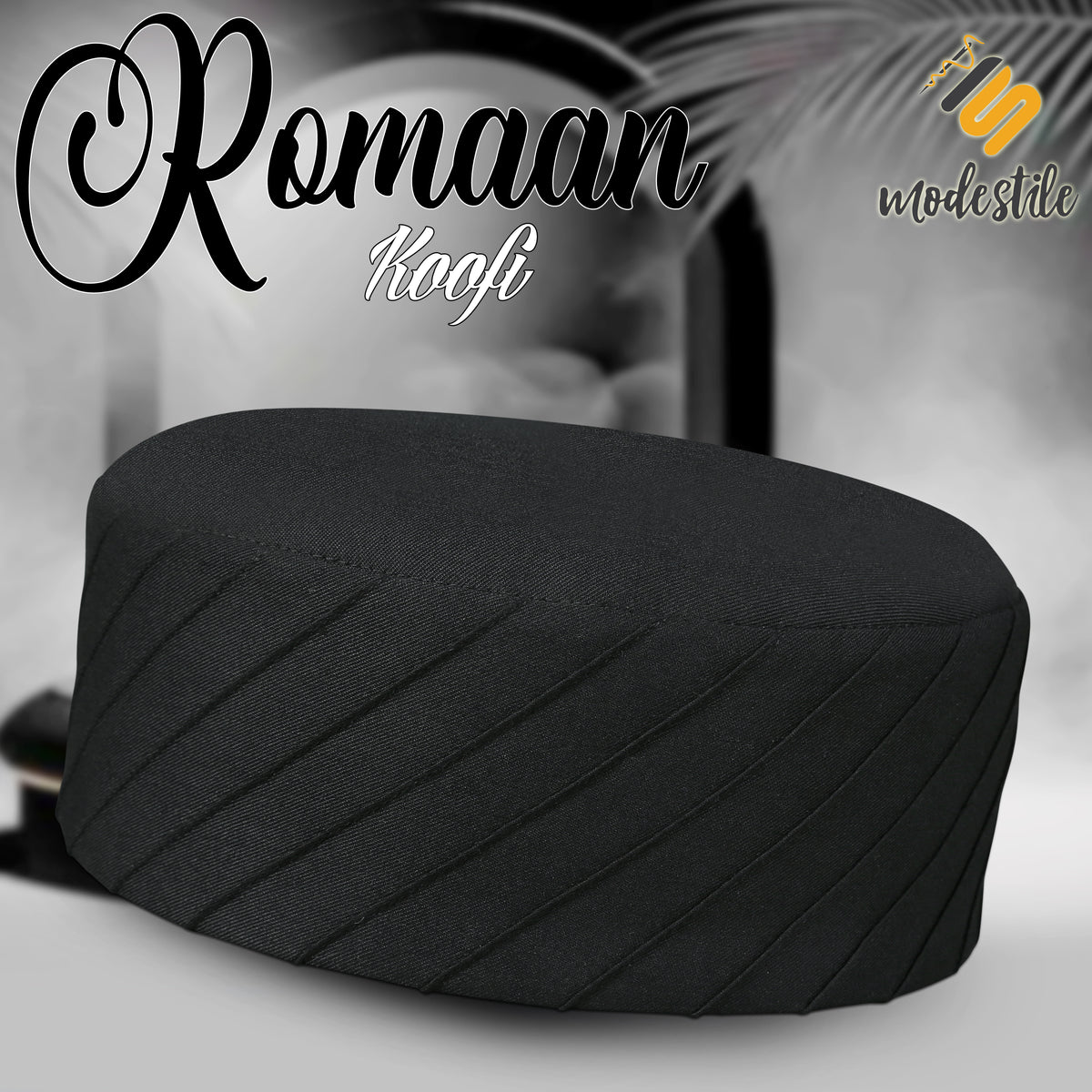 Muslim Romaan Prayer Kufi Hat for Men – Premium Quality Islamic Cap for Salah