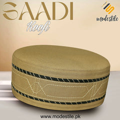 Muslim Saadi Prayer Kufi Hat for Men – New Muslim Headwear Cap