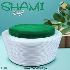 Men’s Premium Shami Cap SH-004 – Traditional Imama Turban Style Turkish Koofi