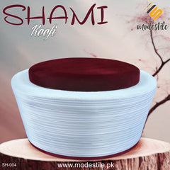 Men’s Premium Shami Cap SH-004 – Traditional Imama Turban Style Turkish Koofi
