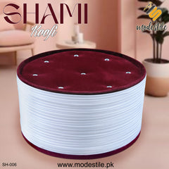 Men’s Premium Shami Cap SH-006 – Muslim Imamah Islamic Kufi Turkish Style Hat