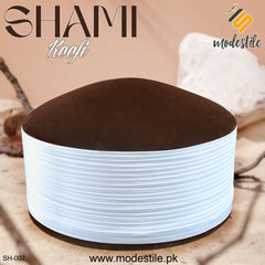 Men’s Premium Shami Cap SH-007 – Islamic Traditional Imama Turkish Style Turban Kufi Hat
