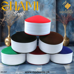 Men’s Premium Shami Cap SH-007 – Islamic Traditional Imama Turkish Style Turban Kufi Hat