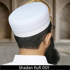 Shadan Mesh Koofi 00-1 – Summer Islamic Namaz Topi with Mesh Fabric