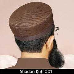 Shadan Mesh Koofi 00-1 – Summer Islamic Namaz Topi with Mesh Fabric