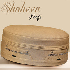 Shaheen Kufi Cap – Comfortable & Elegant Islamic Prayer Cap for Men