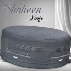 Shaheen Kufi Cap – Comfortable & Elegant Islamic Prayer Cap for Men