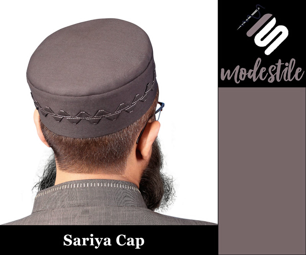 Muslim Saariya Prayer Kufi Hat For Mens- Kufi Hat for Summer