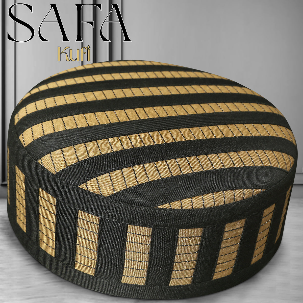 Safa Kufi Islamic Prayer Cap for Men Premium Polyester Cotton Muslim Cap High Quality Salah Topi