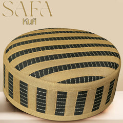 Safa Kufi Islamic Prayer Cap for Men Premium Polyester Cotton Muslim Cap High Quality Salah Topi