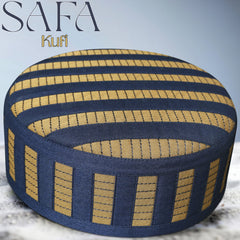 Safa Kufi Islamic Prayer Cap for Men Premium Polyester Cotton Muslim Cap High Quality Salah Topi