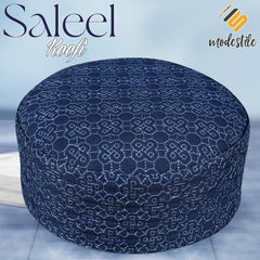 Muslim Saleel Prayer Kufi Hat For Mens - New Premium Design Islamic Cap